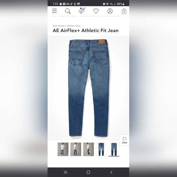 AE AirFlex+ Athletic Fit Jean SIZE 29X32 - Picture 2 of 7